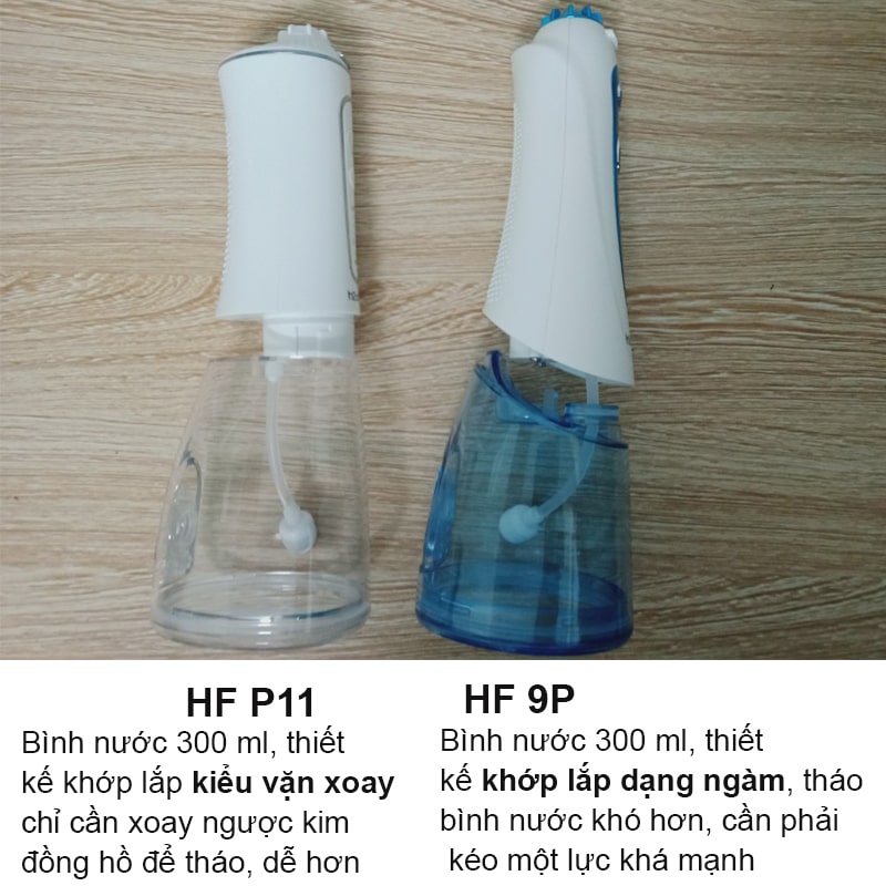 so sánh h2ofloss HF9p và P11