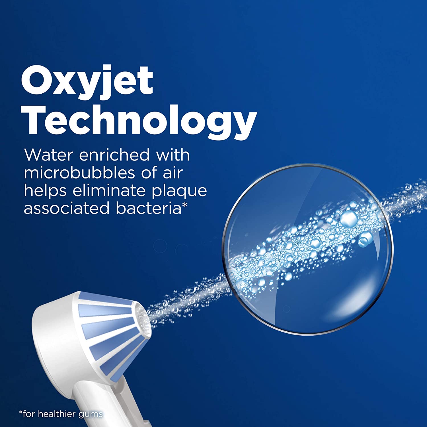 Công nghệ oxy jet trên tăm nước oral - B